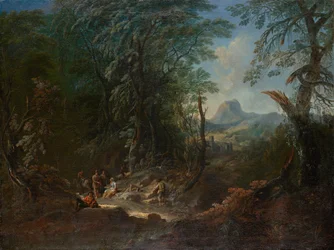 Paysage forestier "Matin"