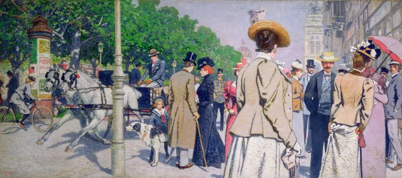 Scène près du Café Sirk
