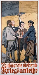 Première Guerre mondiale "Souscrivez au 7e Emprunt de Guerre"