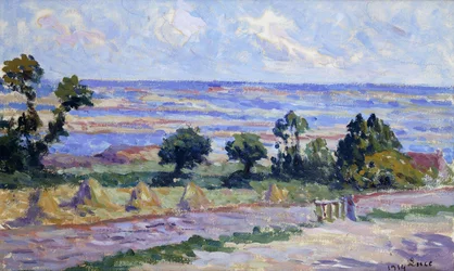 Meules au bord de la mer, 1914