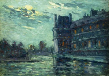 Les Inondations de 1910, Le Pavillon de Flore, 1910