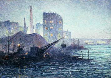 La Tamise à Londres, vers 1893