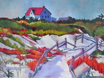 Sentier de la plage Red Roof