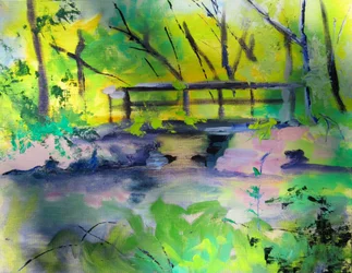 Le pont de la forêt sereine