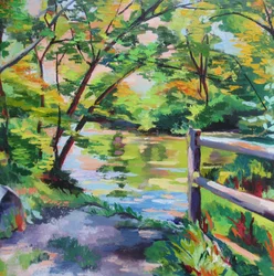 Le sentier de la rivière sereine