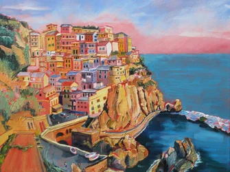 La côte italienne, pleine de vie