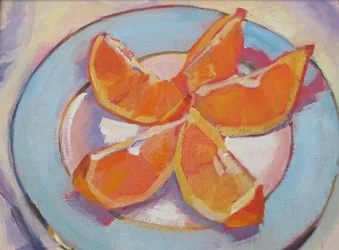 Nature morte orange vif