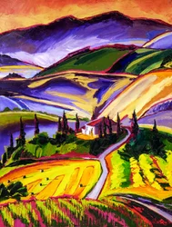 Les collines vivantes de la Toscane
