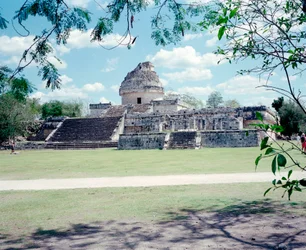 Civilisation précolombienne : vue du site de Chichen Itza dans la région du Yucatan