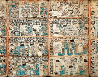 Le Codex de Madrid, miniatures peintes