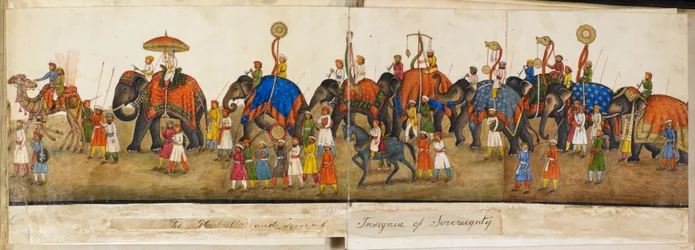 Panorama processionnel, illustration de 