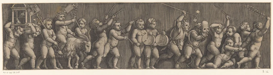 Frise avec procession de putti