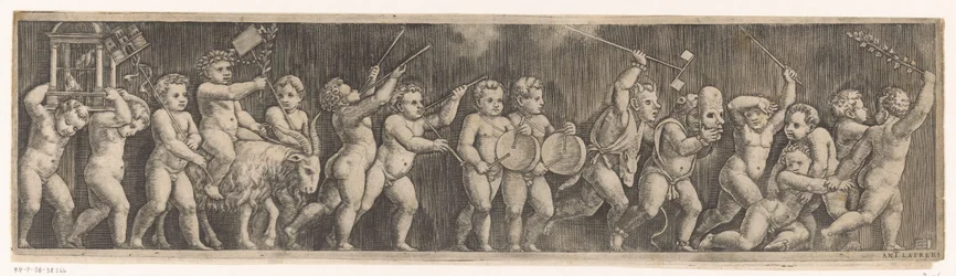 Frise avec procession de putti