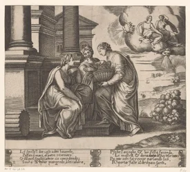 Psyché visitée par ses sœurs (Histoire d