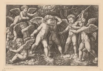 Putti jouant