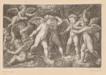 Putti jouant