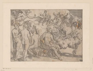 Vénus avec Amour et Jupiter avec Ganymède