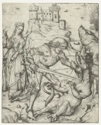 Saint Georges à pied
