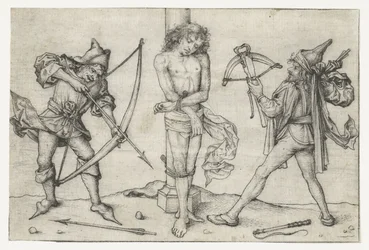Saint Sébastien avec des archers