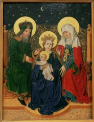 Marie avec enfant, Joachim et Anne