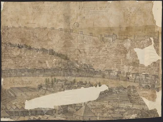 Vue de Constantinople, Feuille 16, Melchior Lorck, 1559