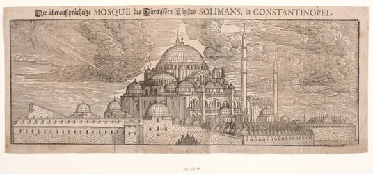 La mosquée Suleimanyie, vue du nord-est