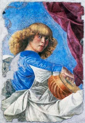 Ange jouant du luth