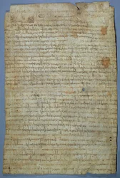 Document écrit par Wadomir (Uuademir) et sa femme, Ercamberta, c.690-691