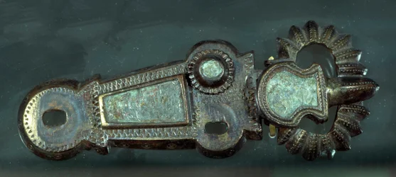 Art mérovingien : boucle de ceinture