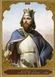 Roger Ier de Sicile 1031-1101, années 1840