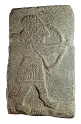 Archer hittite, du palais de Kapara, roi de Guzana, à Tell Halaf (Syrie), IXe siècle av. J.-C.