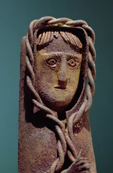 Bougeoir avec une figure de Jésus (détail)
