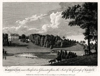 Barrington, près de Burford dans le Gloucestershire, le siège de la comtesse de Talbot