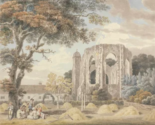 La chapelle du monastère des Frères Gris, Winchester