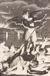 Illustration pour le Paradis perdu de John Milton, 1688