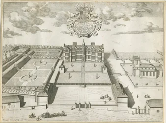 Ingestre Hall : gravure sur cuivre