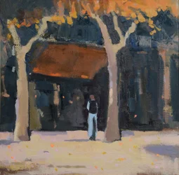 Après-midi, sud-ouest de la France, 2015 (huile sur lin)