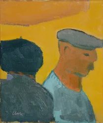 Jour de marché, 2017 (huile sur lin)