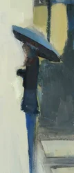 Paris sous la pluie, 2017 (aquarelle sur papier)