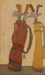 Le vestiaire, 2015 (huile sur lin)
