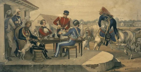 Une fête du café dans une station militaire en Inde
