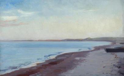 M.P.Ancher, sur la plage à Skagen