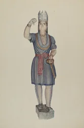 Indien de magasin de cigares, vers 1938