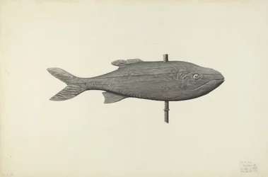 Girouette en forme de poisson, 1939