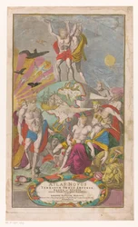 Atlas et Hercule portant la voûte céleste