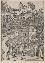 La deuxième partie de la parabole du bon Samaritain, vers 1491