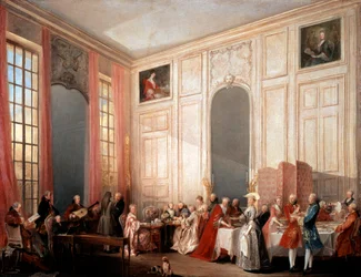 Fête du thé anglais avec le prince de Conti au Temple