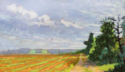 Les chemins de traverse, 2003 (oil on board)