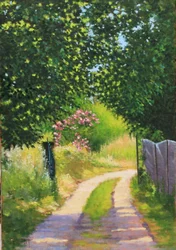 Aller au portail pétrolier, 2018 (huile sur toile)