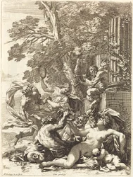 Bacchante avec enfant endormi